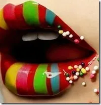 RainbowGlitterColorBeadsLips