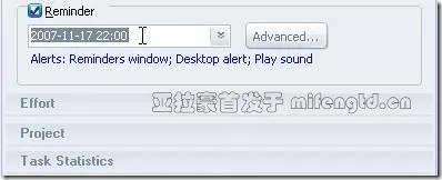 MyLife Organized不完全应用手册 - Reminder